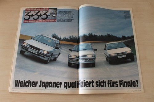 Auto bild 1988 - auto, mitsubishi