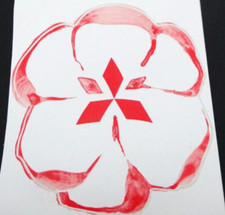 Werbe-Aufkleber Mitsubishi