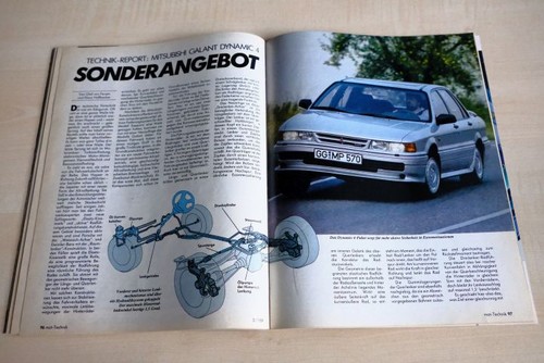 Mot 1989 mitsubishi - mot, galant