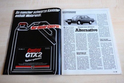 Mot 1985 mitsubishi - mitsubishi, galant
