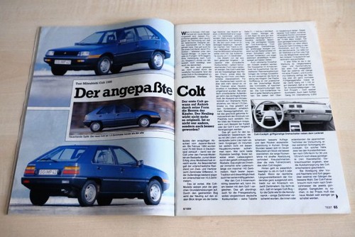 Mot 1984 mitsubishi colt - mot,